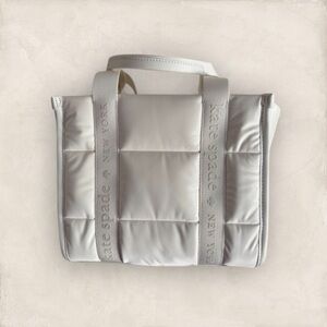 Kate Spade Kip Puffy Small Tote in Optic White!